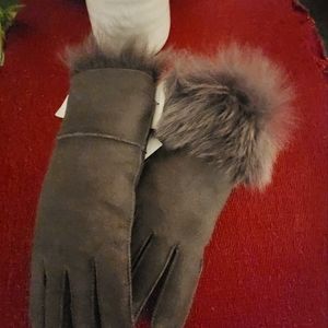 Surell Toscana fur gloves